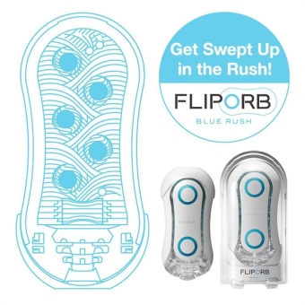 Мастурбатор Tenga Flip Orb Blue Rush