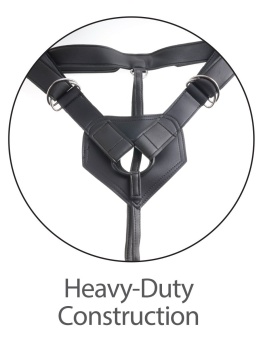 Страпон с реалистичной насадкой Strap-on Harness Cock 15 см мулат