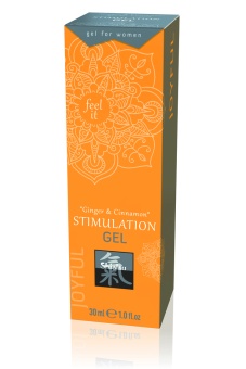 Возбуждающий гель для женщин Shiatsu Stimulation Gel Имбирь и корица - 30 мл