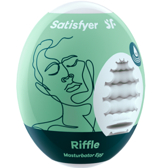 Мини-мастурбатор яйцо Satisfyer Masturbator Egg Riffle