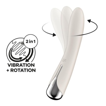 Вибратор с ротацией Satisfyer Spinning Vibe 1 бежевый
