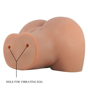 Карамельный мастурбатор-полуторс Mila с вибрацией