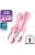 Анальный расширяемый вибратор Satisfyer Air Pump Booty 5 с приложением розовый