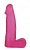 Розовый фаллоимитатор средних размеров XSKIN 6 PVC DONG - 15 см.