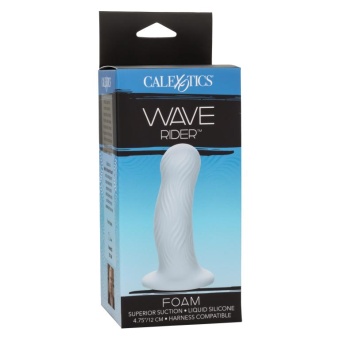 Фаллоимитатор на присоске Wave Rider Foam голубой