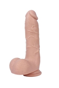 Силиконовый реалистичный фаллоимитатор Real Basic Toy - 21 см
