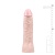 Телесная насадка-реалистик для трусиков Vac-U-Lock The Naturals Thin Dong - 19,1 см.