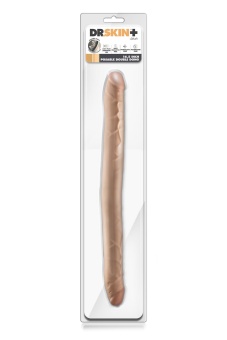 Телесный двусторонний фаллоимитатор 16.5 Inch Double Dong - 41,9 см.