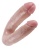 Двухсторонний фаллоимитатор King Cock U-Shaped Double большой телесный