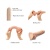 Реалистичный фаллоимитатор Strap-On-Me Sliding Skin L 14,2 см телесный