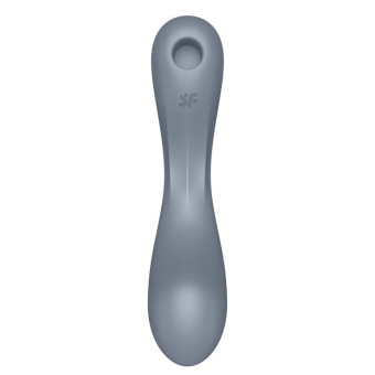 Двухсторонний вакуумный вибростимулятор Satisfyer Curvy Trinity 1 серый