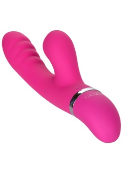 Розовый вибратор-кролик Foreplay Frenzy Pucker с функцией вакуума