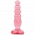 Анальный стимулятор елочка Crystal Jellies Anal Delight розовая - 14 см