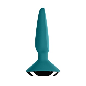 Анальная вибропробка Satisfyer Plug Ilicious 1 с приложением бирюзовая