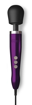 Фиолетовый жезловый проводной вибратор Doxy Die Cast - 37 см.