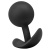 Черная анальная пробка Silicone Vibra Plug - 8,9 см. Черная анальная пробка Silicone Vibra Plug - 8,9 см.