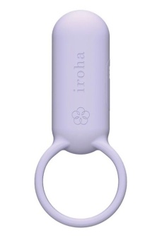 Эрекционное кольцо с клиторальной стимуляцией Iroha SVR Very Peri сиреневое
