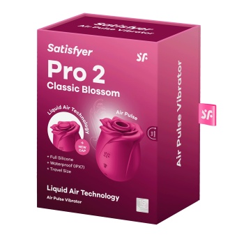 Вакуумный стимулятор Satisfyer Pro 2 Classic Blossom с дополнительной насадкой розовый Вакуумный стимулятор Satisfyer Pro 2 Classic Blossom с дополнительной насадкой розовый