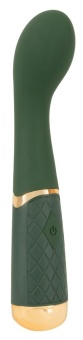 Вибратор Emerald Love Luxurious с изгибом для зоны G - 19,5 см