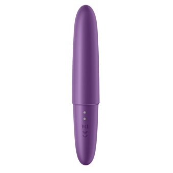 Вибропуля Saisfyer Ultra Power Bullet 6 с округлым кончиком фиолетовая