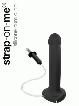 Фаллоимитатор с эффектом семяизвержения Strap-on-me L чёрный 19,5 см