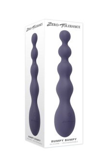 Серый вибростимулятор Rumpy Bumpy - 17,5 см.