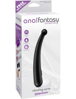 Анальный вибростимулятор Pipedream Anal Fantasy Collection Vibrating Curve черный