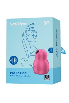 Вакуумный вибростимулятор Satisfyer Pro To Go 1 малиновый