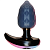 Интерактивная анальная вибропробка с дистанционным управлением Tingon A1 синяя