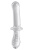 Двухсторонний фаллоимитатор Satisfyer Double Crystal из прозрачного стекла