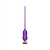 Фиолетовый тонкий стимулятор Nipple Vibrator - 23 см.