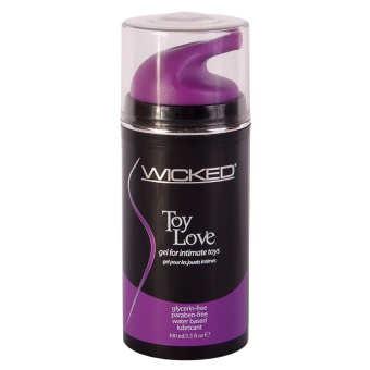 Лубрикант на водной основе Wicked Toy Love для секс-игрушек - 100 мл