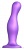 Изогнутый фаллоимитатор Strap-On-Me Dildo Plug Curvy размер L 15 см фиолетовый