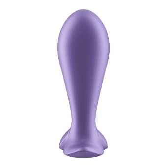 Анальная пробка Satisfyer Intensity Plug с управлением от приложения фиолетовая