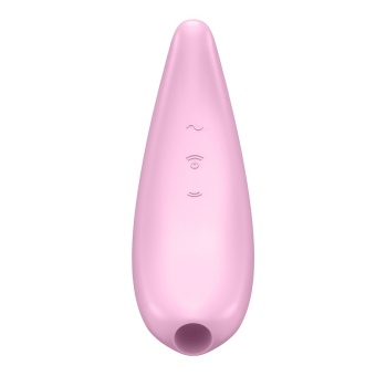 Вакуумный стимулятор с управлением от приложения Satisfyer Curvy 3+ розовый