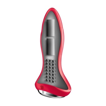 Вибропробка с ротацией и приложением Satisfyer Rotator Plug 1+ красная