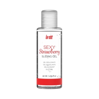 Набор Intt с гелем Sliding Gel Strawberry и красными трусиками