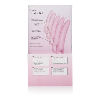 Набор вагинальных тренажеров разного размера Silicone Dilator Kit 5-Piece Set