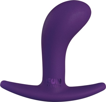 Анальная пробка с загнутым кончиком Fun Factory Bootie Small Anal Toy фиолетовая