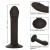 Изогнутый фаллоимитатор на присоске Silicone Curved Anal Stud черный