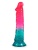 Яркий двухцветный фаллоимитатор с присоской