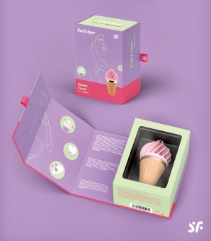 Вибратор с нежными лепестками Satisfyer Sweet Treat розовый