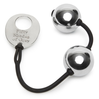 Тяжелые металлические вагинальные шарики Silver Metal Ben Wa Balls