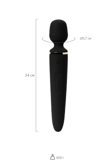 Вибромассажёр Satisfyer Wand-er Woman чёрный