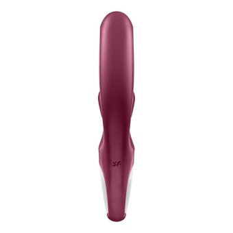 Вибратор с клиторальным стимулятором Satisfyer Love Me красный