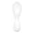 Вибратор с вакуумной стимуляцией Satisfyer Curvy Trinity 5+ и управлением от приложения белый
