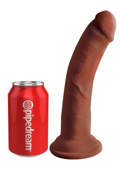 Фаллоимитатор на присоске King Cock Triple Density 20 см коричневый