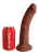 Фаллоимитатор на присоске King Cock Triple Density 20 см коричневый