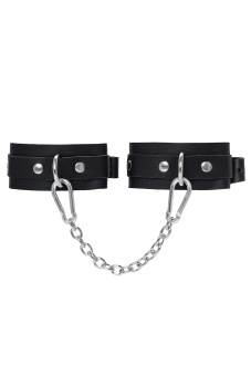 Черные мини-оковы со скруглёнными углами