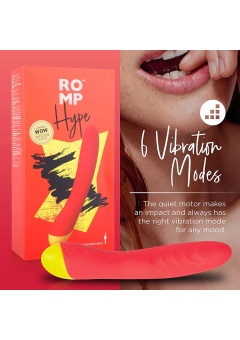 Вибратор для точки G Romp Hype G-Spot Vibrator красный - 21 см